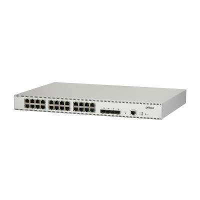  Dahua L2+ Industrie-Switch mit 24 Gigabit-Ports + 4 SFP+