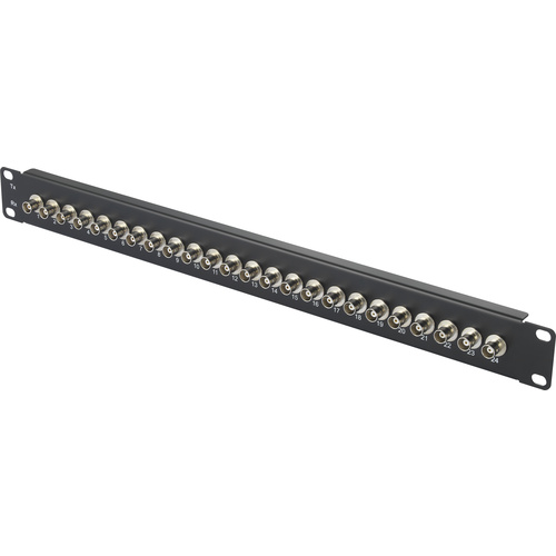 24 Port BNC-Patchpanel 483mm (19&quot;) 1 HE