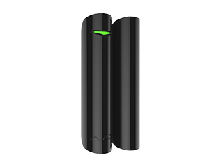 Ajax Superior Line DoorProtect, Funk-Öffnungsmelder, Schwarz. Zertifizierung, 2x Reedkontakt, CR123A Batterie. Abmessungen Durchmesser: 20mm, Höhe: 90mm