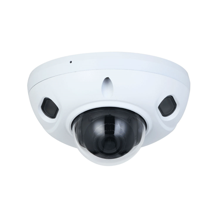 WizSense 4MP IR Mini-Dome, vandalensicher, 2,8 mm, Schwachlicht, IVS, SMD 4.0, AI SSA, Quick Pick, Smart Search, IP67, IK10.