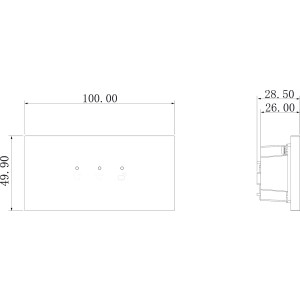 Hybrid IP &amp; 2-Draht Video Türsprechanlage | Feedback Modul | LED Beleuchtung | Anthrazit