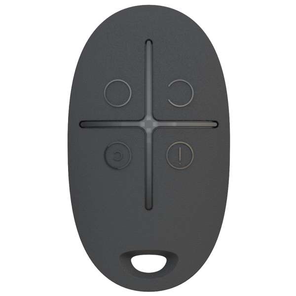 Ein Schlüsselanhänger für die Verwaltung von Sicherheitsmodi AJAX - Schwarz