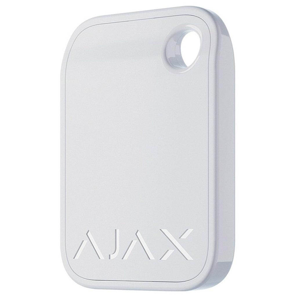 AJAX | Kontaktloser Schlüsselanhänger | Verschlüsselt | Für KeyPad Plus | 1x Weiß | Tag