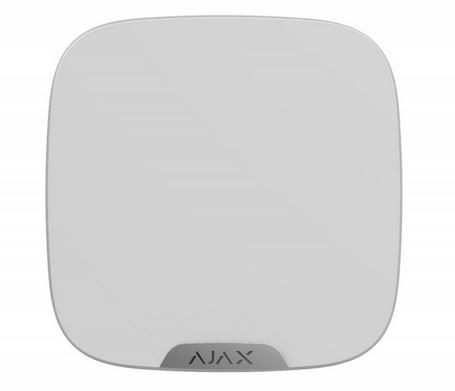 AJAX | Außensirene | LED-Status | 85-113 dB | Weiß | Inklusive Abdeckung | StreetSiren DoubleDeck