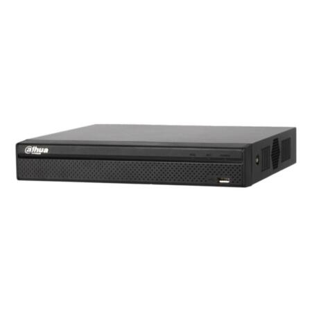 Kompakter 4-Kanal-Netzwerk-Videorecorder mit 1 HE und 1 HDD
