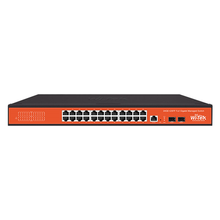 2 Gigabit Ethernet + 24 Gigabit SFP L2 Managed Switch