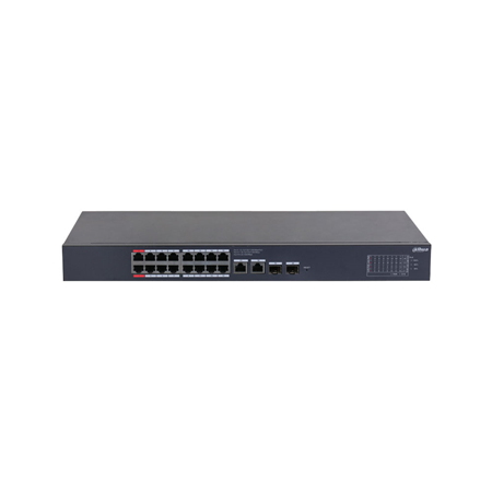 Cloud L2 Managed Switch mit 18 Ports und 16 PoE