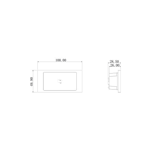 GOLIATH Hybrid IP & 2-Draht Video Türsprechanlage | RFID Modul | 13,56 MHz | Max. 9999 Karten/Chips | Anthrazit